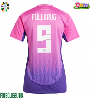 Tyskland Niclas Fullkrug #9 Bortatröja Kvinnor EM 2024 Kortärmad